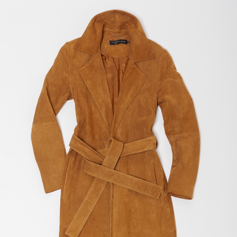 House of Harlow x Revolve Suede Coat XS